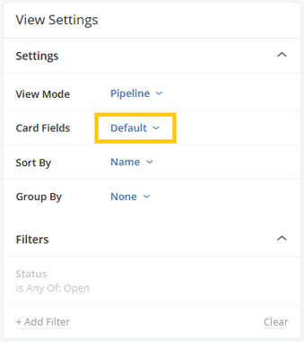 Active Pipeline - View Settings 2b