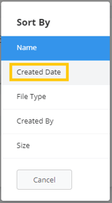 Document Settings - Sort by 1c