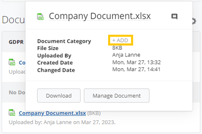 Documents - change doc category 2b