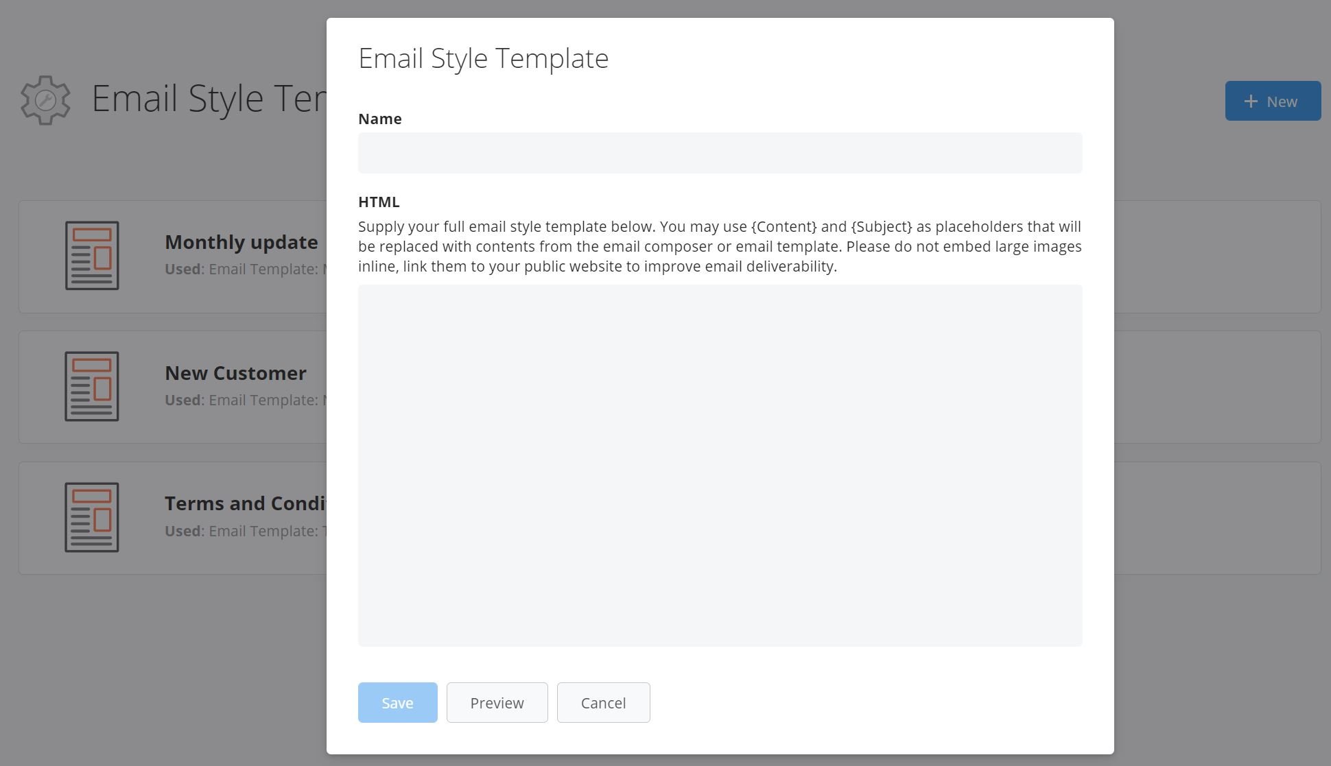 Email style templates 5