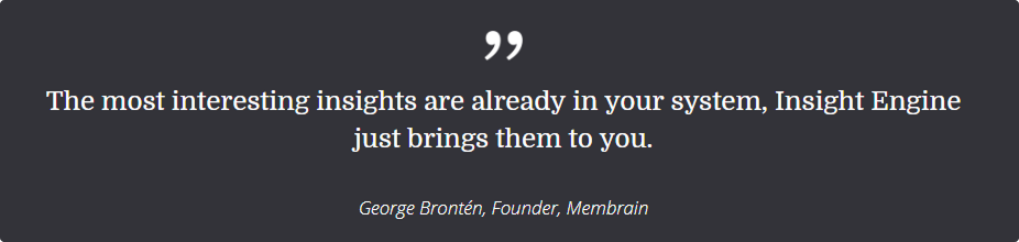 George Insight Engine Quote