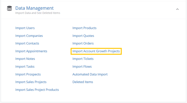 Import AGPs
