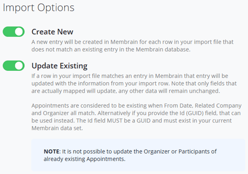 Import Appointments