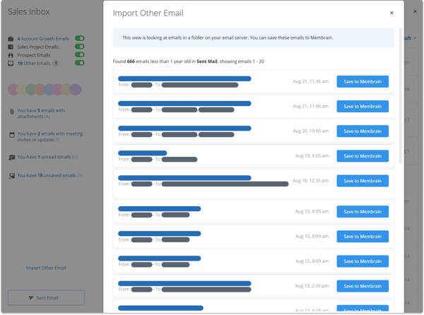 PU - Manually save emails