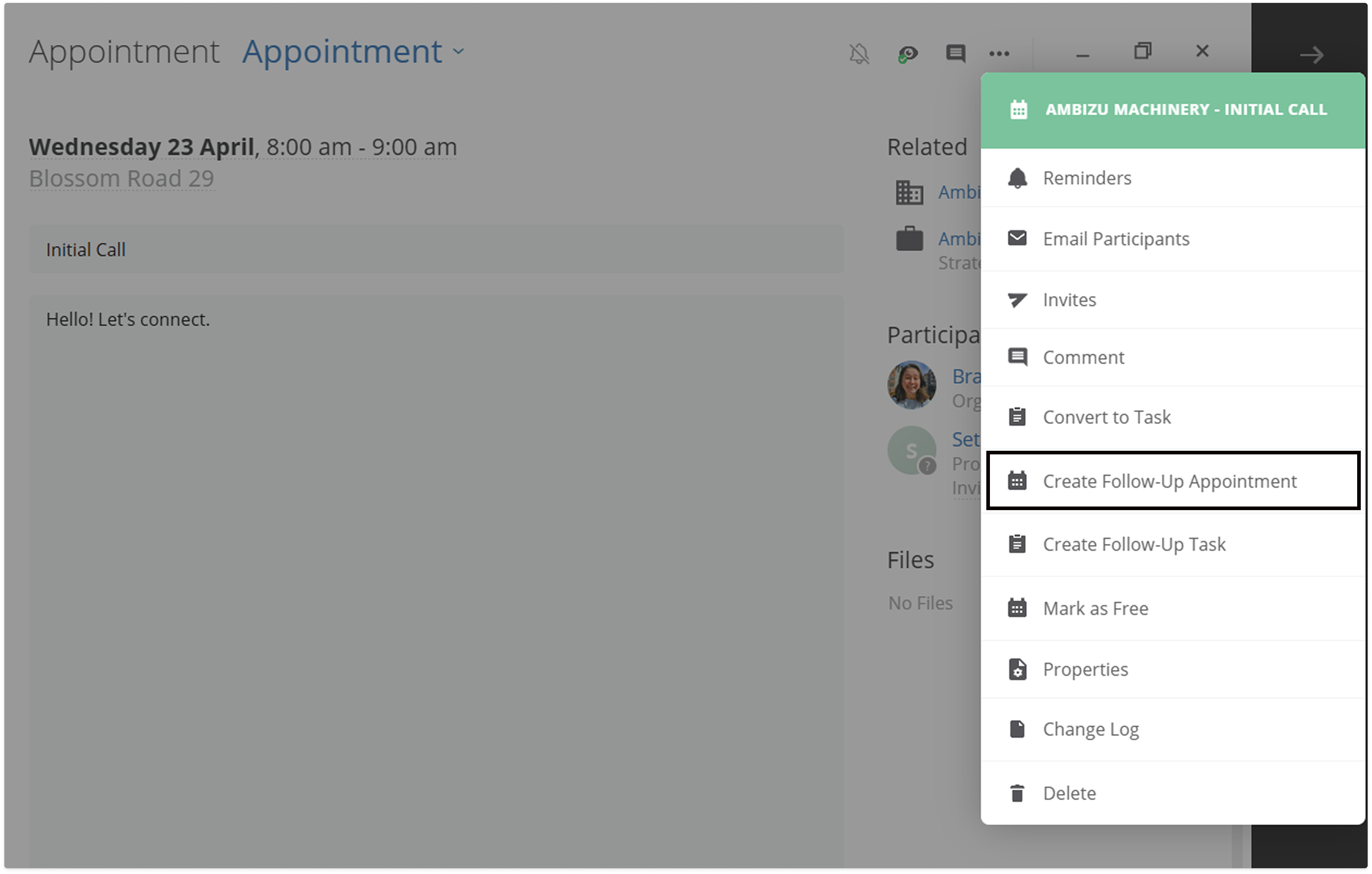 PU Create Follow-Ups with Fewer Clicks