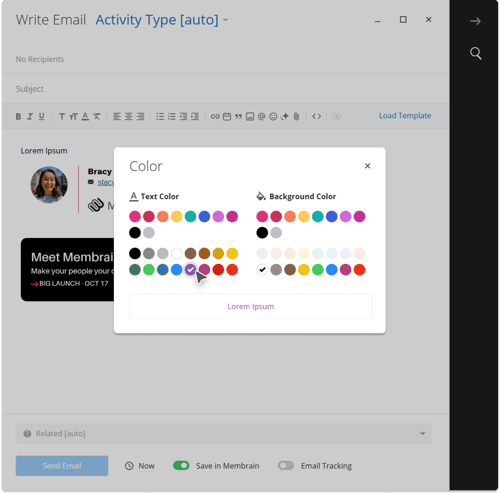 Product Update Email Text Colours