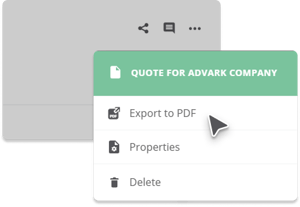 Quotes Export to PDF