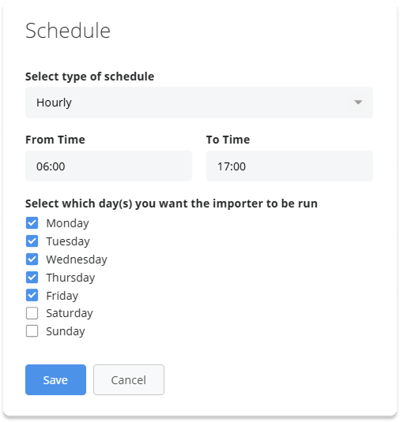 Product Update Schedule Multiple Imports and Reports 2