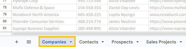 Sample data screenshot - tabs order 1c