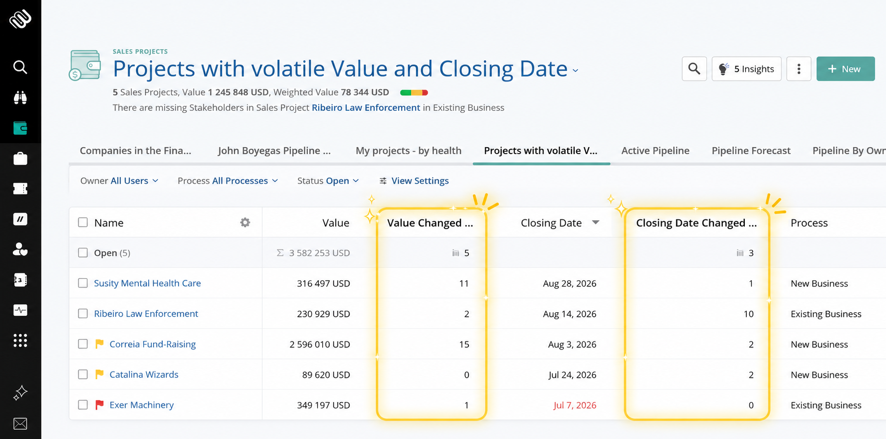 Value Change Count Image