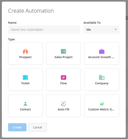 create automation