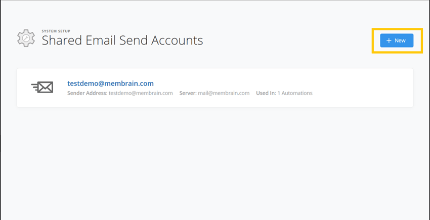 shared email send accounts